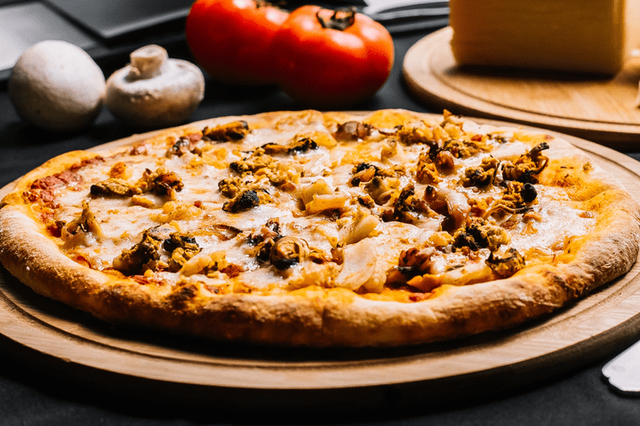 Lamb Pizza.
